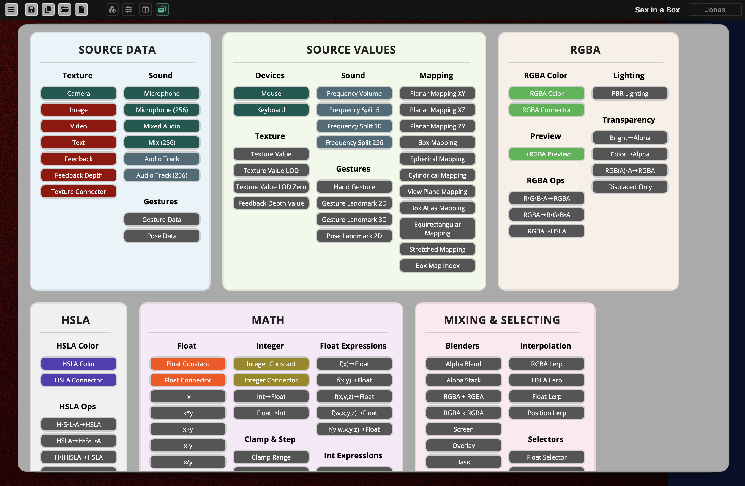 Node Menu