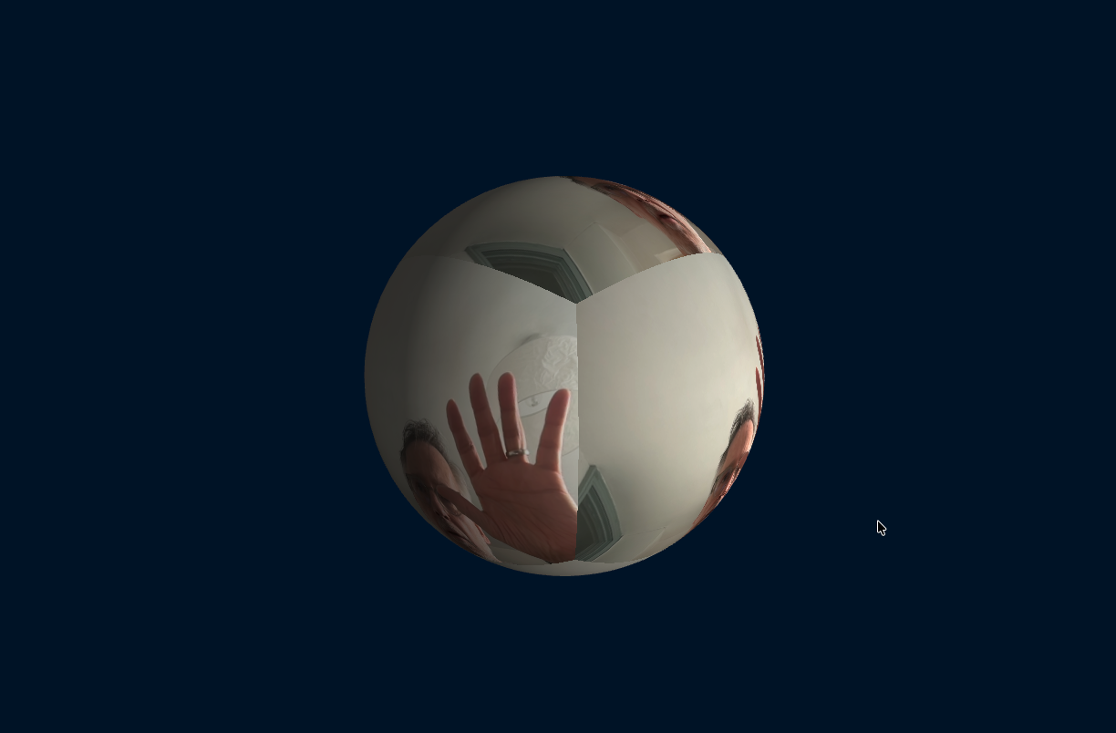 Your sphere should now look something like this.